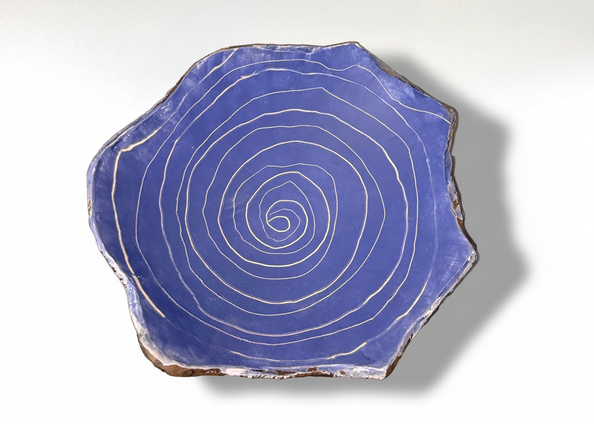 Blue Concentric Bowl